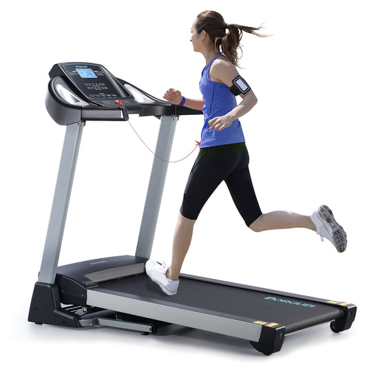 15% Auto Incline Treadmill, 20" Wide 3.5HP Folding Treadmill