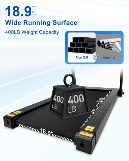 Treadmill with Auto Incline, BORGUSI Heavy Duty Treadmill for Home, Wide Belt