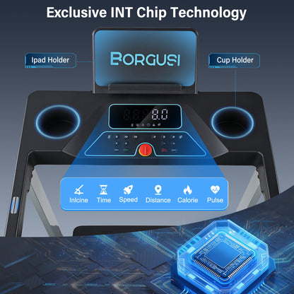 47.3" Smart Treadmill with Auto Incline