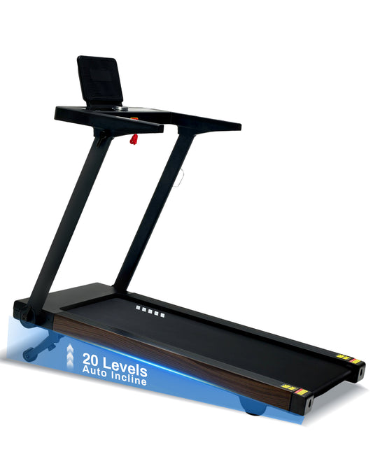 Treadmill with Auto Incline, BORGUSI Heavy Duty Treadmill for Home, Wide Belt