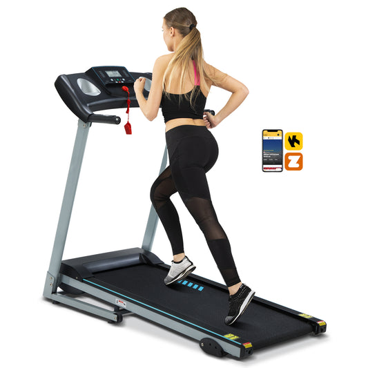 Folding Treadmill with App Bluetooth & 3 Level Incline